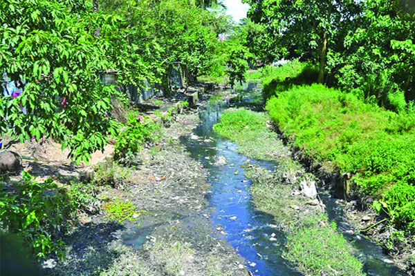 দখল-দূষণে ধুঁকছে শ্যামাসুন্দরী