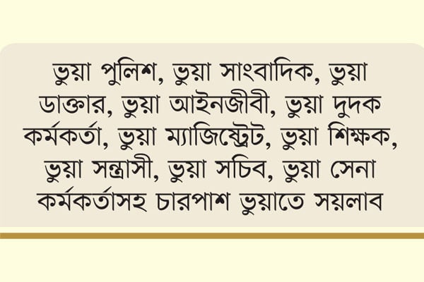 চারদিকে ভুয়াদের ভয়াবহ সিন্ডিকেট