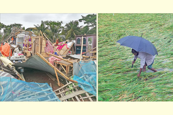 আম্ফানের আঘাতে উপকূল লণ্ডভণ্ড