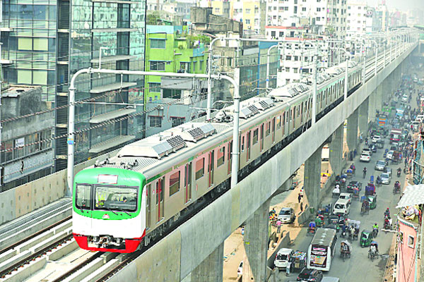 ডিসেম্বরের শেষ সপ্তাহে চালু হবে মেট্রোরেল