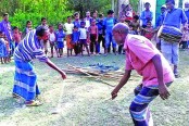 ঐতিহ্যের লাঠি খেলা