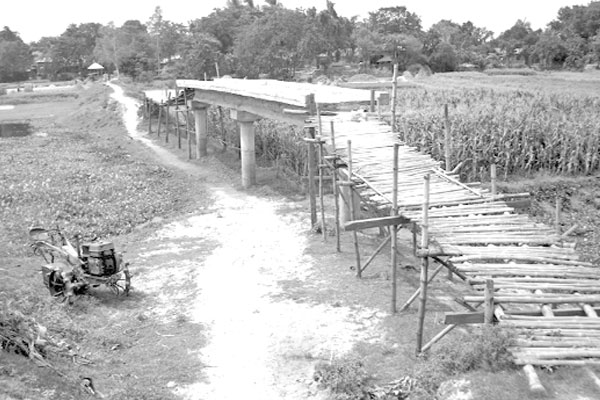 ব্রিজ আছে রাস্তা নেই