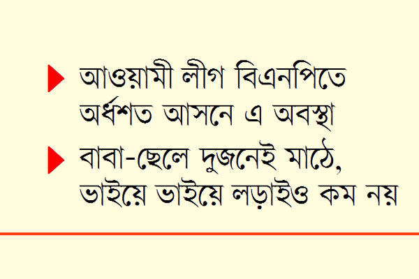 মনোনয়ন নিয়ে পারিবারিক লড়াই