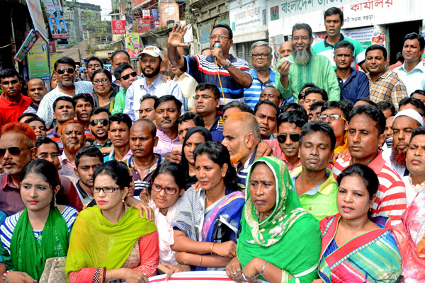 বগুড়ায় বিএনপির বিক্ষোভ সমাবেশ