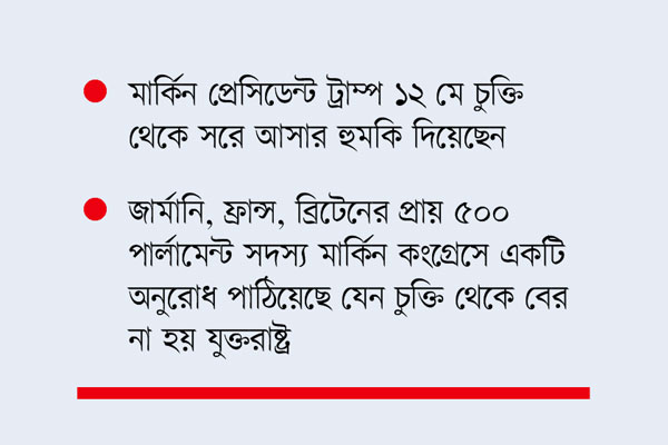 ওয়াশিংটনকে হুঁশিয়ারি ইরানের