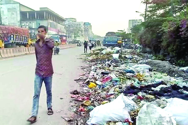 ময়লার গন্ধে অতিষ্ঠ নগরবাসী