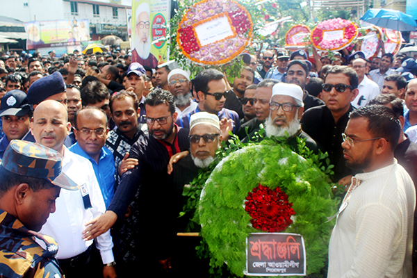 নানা কর্মসূচিতে পিরোজপুরে পালিত হচ্ছে জাতীয় শোক দিবস 