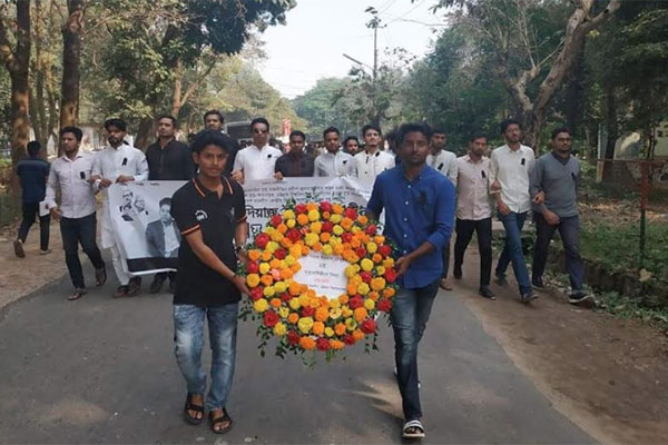 দিয়াজের মৃত্যুবার্ষিকীতে চবি ছাত্রলীগের শোক র‍্যালি