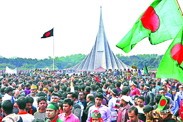 স্বাধীনতাবিরোধীদের প্রতিহত করে সমৃদ্ধির পথে থাকার ঘোষণা