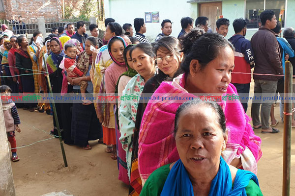 রাঙামাটিতে ভোটগ্রহণ ছিল শান্তিপূর্ণ, বিচ্ছিন্ন ঘটনায় নিহত ১