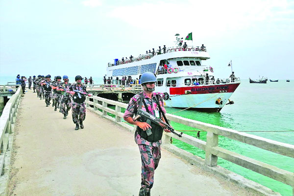 সেন্টমার্টিন দ্বীপে ফের বিজিবি মোতায়েন