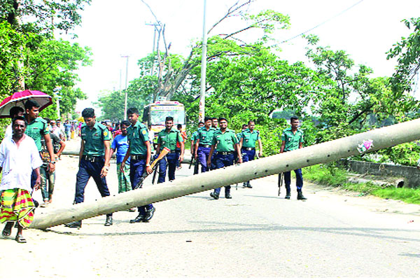 পাটকল শ্রমিকদের বিক্ষোভ অব্যাহত