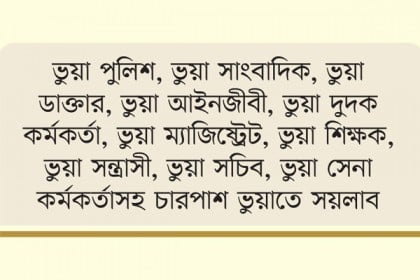 চারদিকে ভুয়াদের ভয়াবহ সিন্ডিকেট