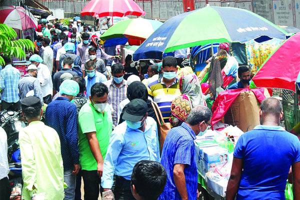 রেড জোন নির্ধারণ করা হচ্ছে রাজধানীর পল্টন এলাকা