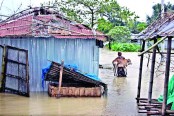 দ্রুত বাড়ছে নদ নদীর পানি