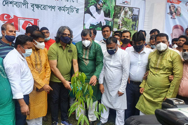 যুবলীগের নেতৃত্বে দেশে প্রায় তিন লাখ বৃক্ষরোপণ