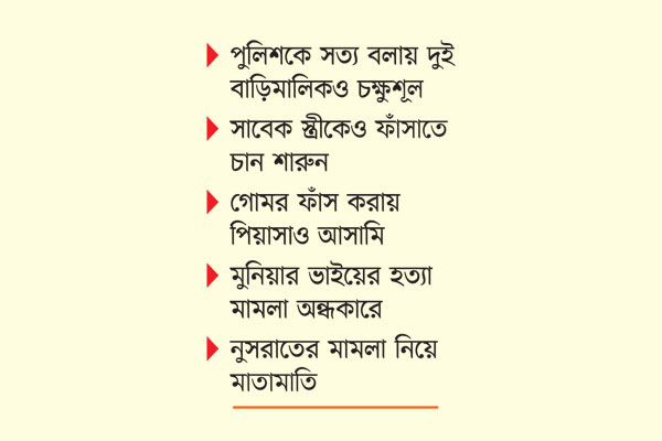 নুসরাতকে দিয়ে বিচ্ছু সামশু সিন্ডিকেটের ফের ষড়যন্ত্রমূলক মামলা