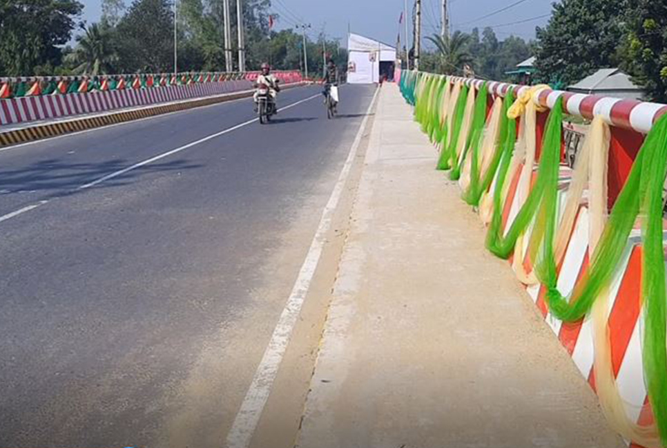 বাসাইলে ৮ কোটি টাকা ব্যয়ে সেতুর উদ্বোধন