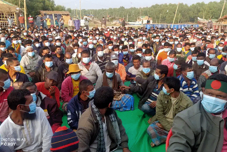 দুবলার চরে প্রথমবারের মতো বিজয় দিবস উদযাপন