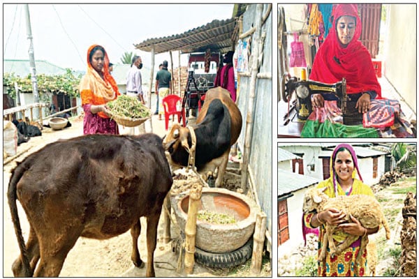 লালবানু হনুফা হাজেরাদের মুখে হাসি