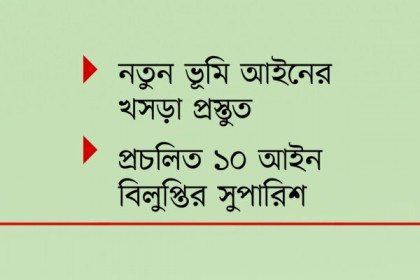 ভূমি ব্যবস্থাপনায় কমিশন চায় সমন্বিত একটি আইন