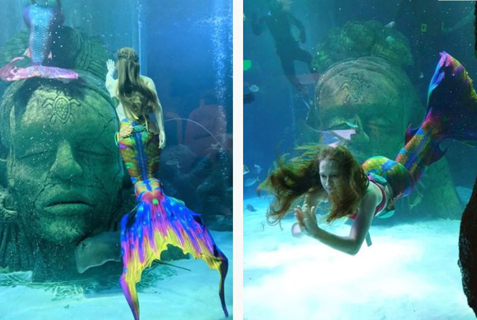 Real-life 'mermaid' Naomi Trott!