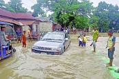 ডুবছে নতুন নতুন এলাকা