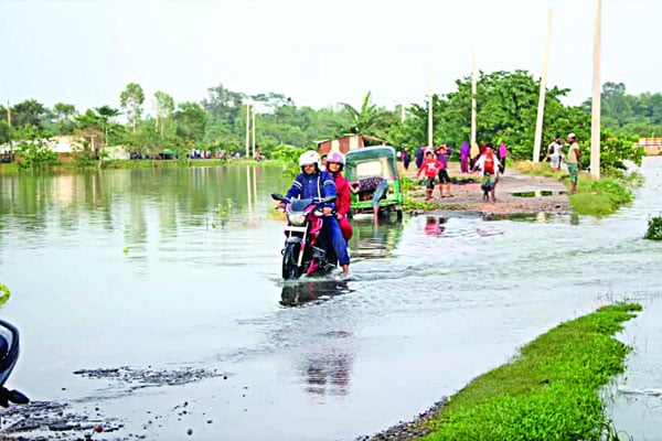 সিলেটে কমতে শুরু করেছে বন্যার পানি