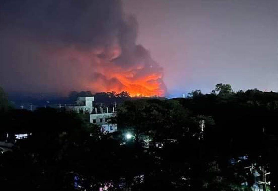 কনটেইনার থেকে আগুনের সূত্রপাত, ধারণা ডিপো কর্তৃপক্ষের