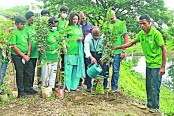 গ্লোবাল ইসমাইলি সিভিক ডে বসুন্ধরায় বৃক্ষরোপণ