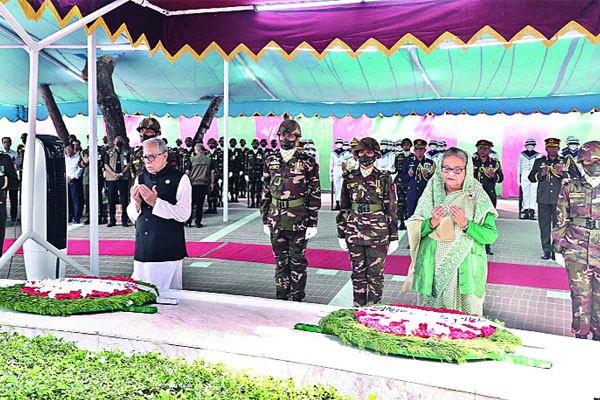 শ্রদ্ধা ভালোবাসায় বঙ্গবন্ধুর জন্মবার্ষিকী উদযাপিত