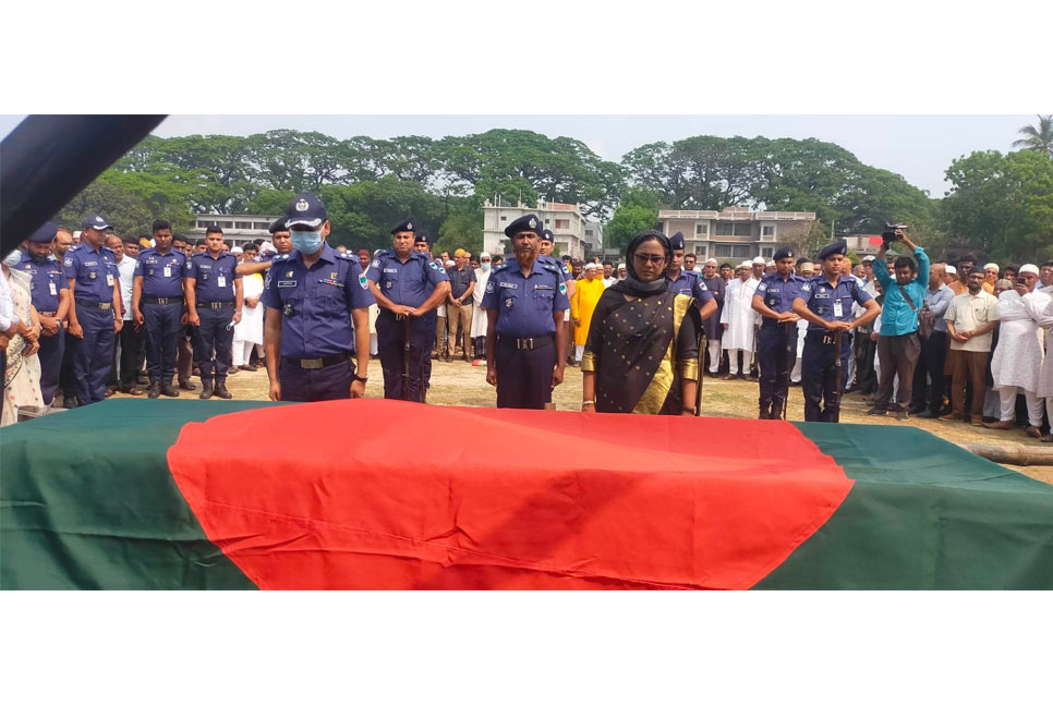 ঝিনাইদহে নূরে আলম সিদ্দিকীকে শেষ শ্রদ্ধা