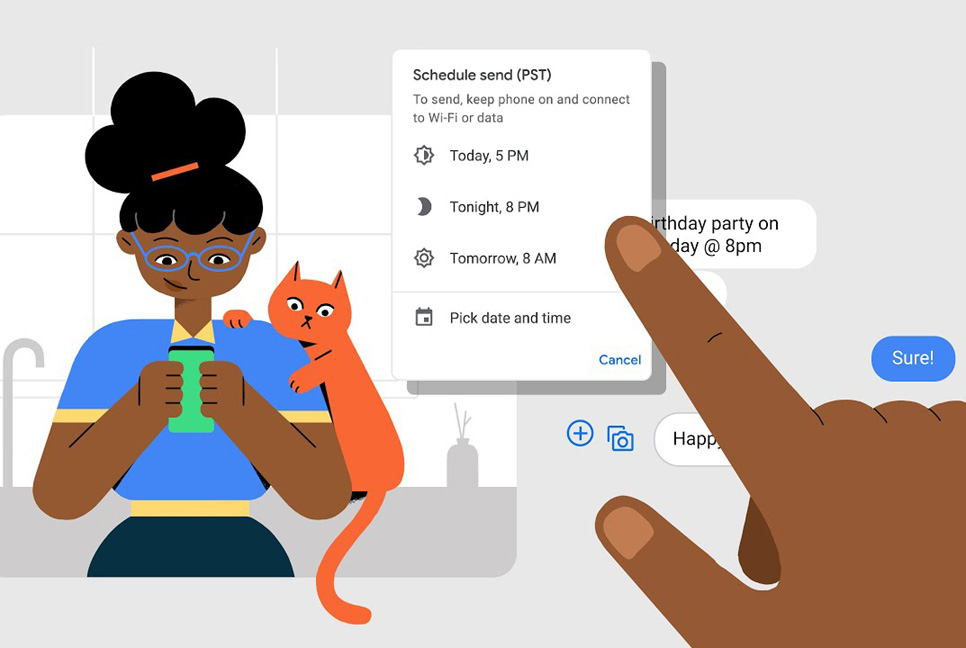 গুগলে মেসেজ শিডিউল করবেন যেভাবে