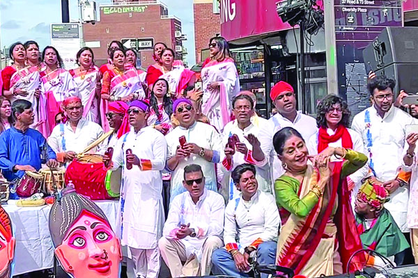 রমনা বটমূলের আদলে জ্যাকসন হাইটসে নববর্ষ