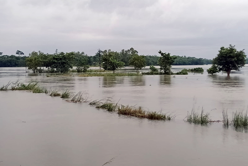 সিলেটে বন্যা পরি‌স্থি‌তি অপরিবর্তিত