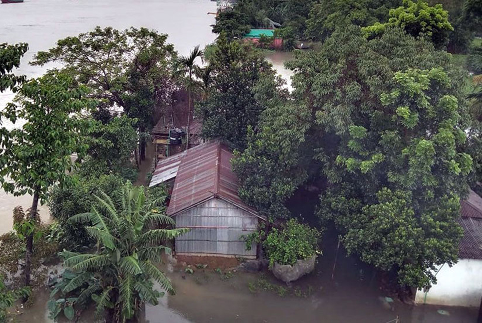 সুনামগঞ্জে বিপৎসীমার ১৩৩ সেন্টিমিটার ওপরে সুরমা নদীর পানি

