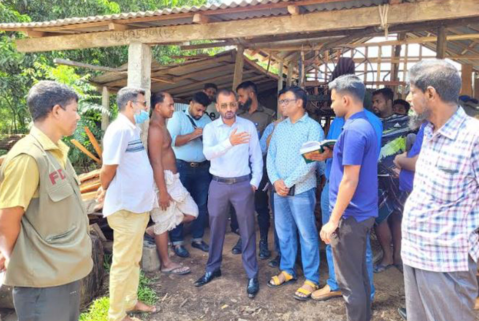 অবৈধভাবে স’মিল পরিচালনার দায়ে দণ্ডসহ আর্থিক জরিমানা 