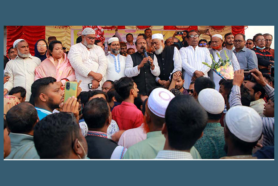 বগুড়ায় নৌকার প্রার্থী মজনুকে গণসংবর্ধনা

