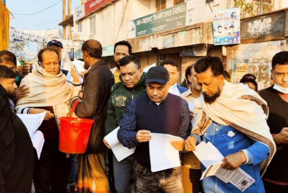 ব্রাহ্মণবাড়িয়ায় বিএনপির লিফলেট বিতরণ