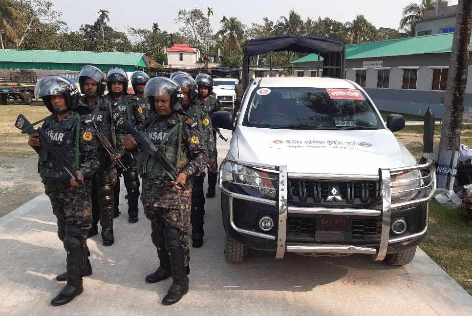 স্ট্রাইকিং ফোর্স হিসেবে ৮৫০০ আনসার ব্যাটালিয়ন সদস্য মোতায়েন