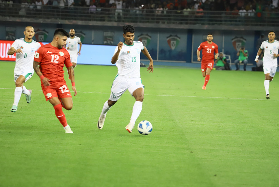 বিশ্বকাপ বাছাই : ফিলিস্তিনের কাছে ৫-০ গোলে হারল বাংলাদেশ