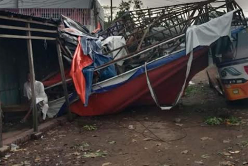 বাগেরহাটে কালবৈশাখীতে ক্ষয়ক্ষতি, বজ্রপাতে নিহত ১ 