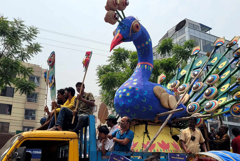 নতুন বছরকে বরণ করে নিল শান্ত-মারিয়াম বিশ্ববিদ্যালয় 