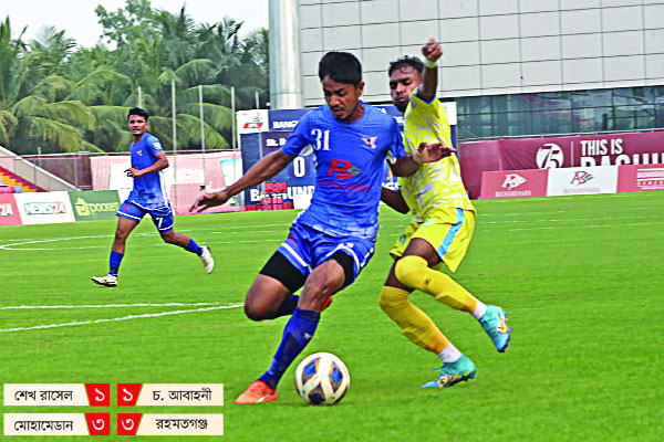 পয়েন্ট হারাল শেখ রাসেল মোহামেডান