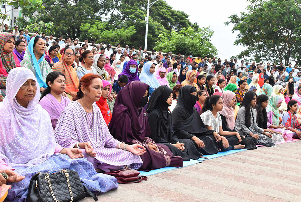 রাজশাহীতে বিশ্ব মেডিটেশন দিবস পালিত

