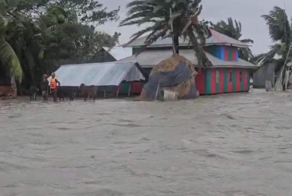 ভোলার নিম্নাঞ্চল প্লাবিত, প্রস্তুত ৮৬৯ আশ্রয়কেন্দ্র