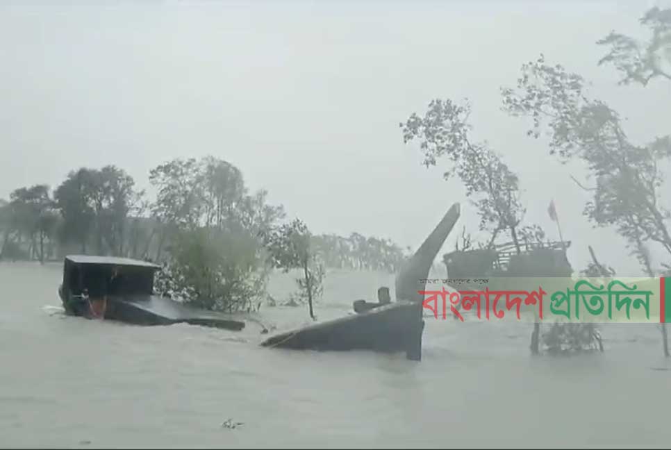 সুন্দরবনের ব্যাপক ক্ষতি, নদীতে ভাসছে ৪ মৃত হরিণ