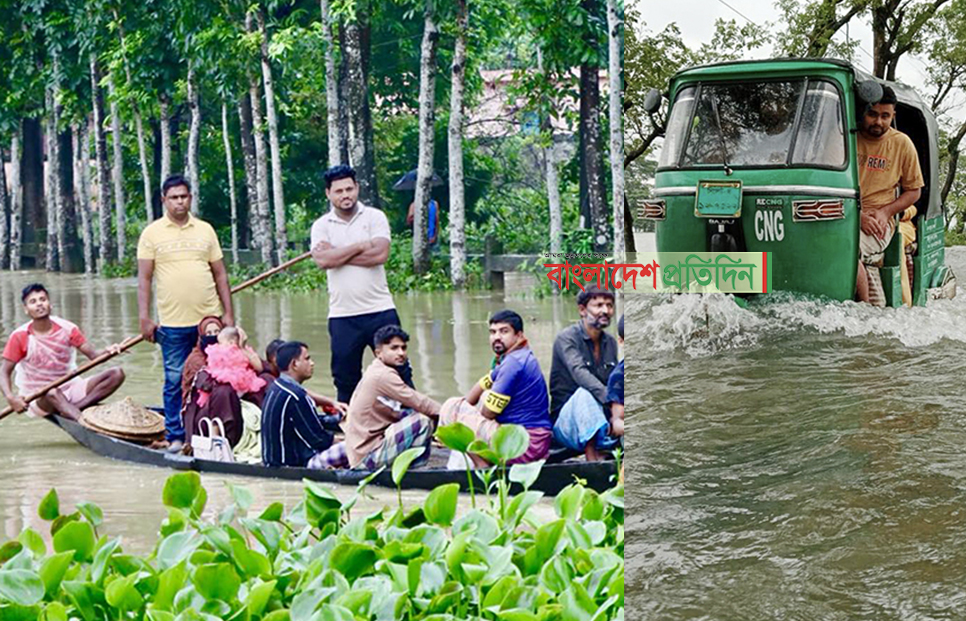 সিলেটে পানিবন্দি মানুষের সংখ্যা বেড়েছে আরও এক লাখ