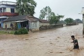 বৃষ্টি-ঢলে বাড়ছে নদী-হাওরের পানি, আবারও বন্যার শঙ্কা সুনামগঞ্জে