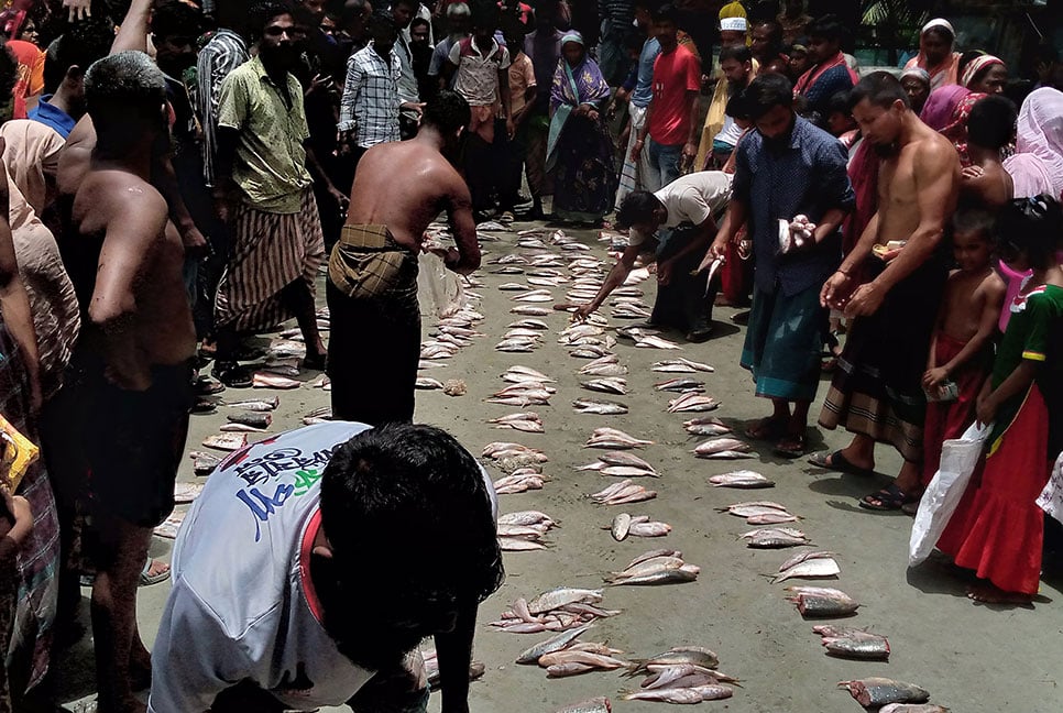 কলাপাড়ায় ৮০ মণ সামুদ্রিক মাছ জব্দ